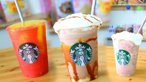 Frappucinos de Starbucks Caseros INSPIRADOS EN POSTRES !! Re