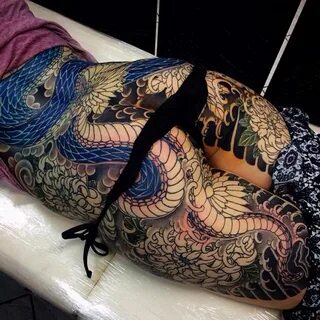 Японские татуировки женские (59 фото)
