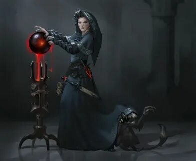 ArtStation - Warlock, Ekaterina Shapovalova Roleplay charact