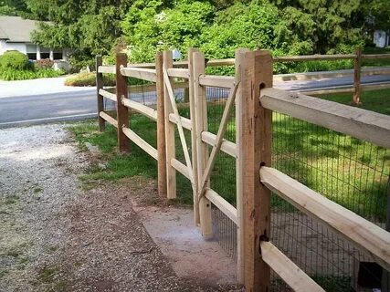 split rail fencing Cedar split rail fence, Split rail fence,