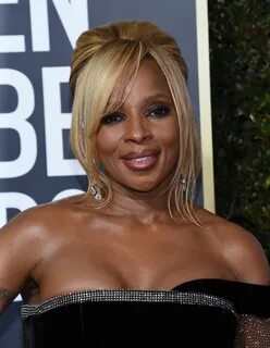 Mary J. Blige - Golden Globe Awards 2018 * CelebMafia