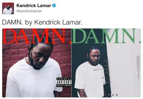 Damn Cover Kendrick Lamar "Damn" Album Cover Know Your Meme
