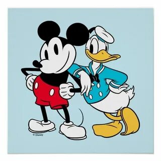 Sensational 6 Mickey Mouse & Donald Duck Poster Zazzle.com i