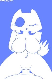 clyde, discord, simple background, (discord), breasts, clyde (discord), fur