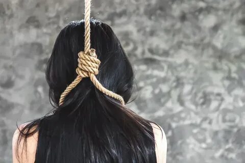 Asian girl hanging