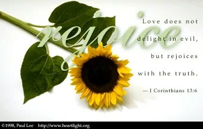 HEARTLIGHT(R) Magazine: Heart Gallery: I Corinthians 13:6