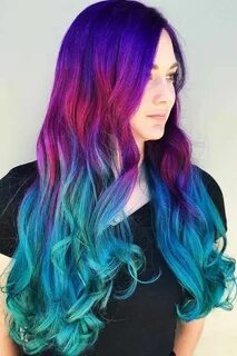 35 Blue Ombre Hair Styles For Daring Women Teal hair color, 