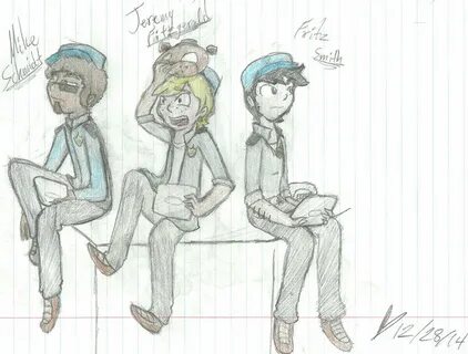 Fnaf- Mike,Jeremy and Fritz by DemonizedAngel455 on DeviantA