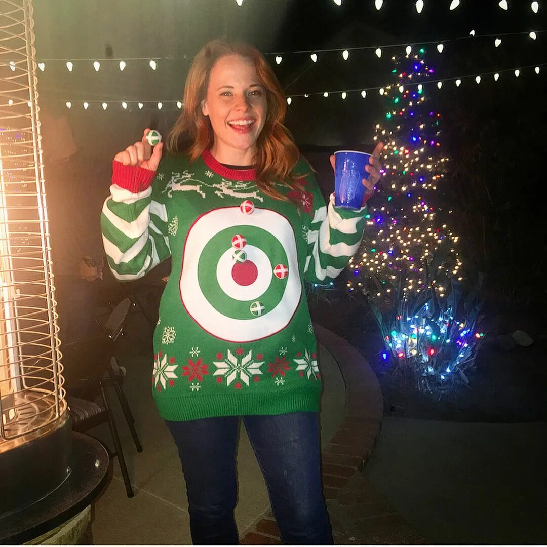 Katie Leclerc on Instagram: "You say #UglyChristmasSweater I say throw...