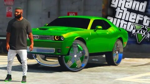 Franklins' NEW Hellcat Challenger Donk! - GTA 5 Real Hood Li