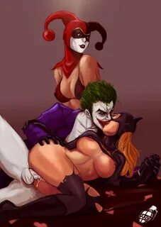 Comic-Images " Joker Batgirl & Harley Quinn
