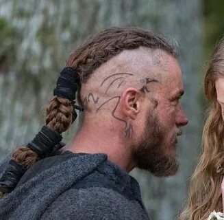 Ragnar Vikings Head Custom Temporary tattoo for Cosplay Cust