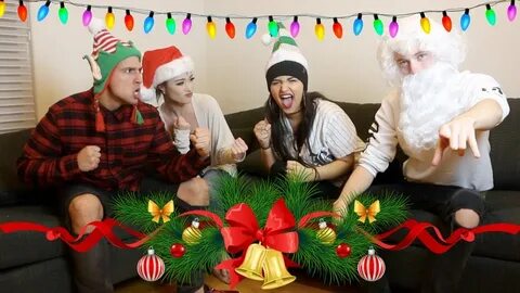COUPLE VS COUPLE CHALLENGE CHRISTMAS EDITION!! - YouTube