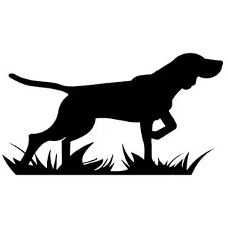 13*7.3CM Walking Dog Car Stickers Silhouette Vinyl Decal Car