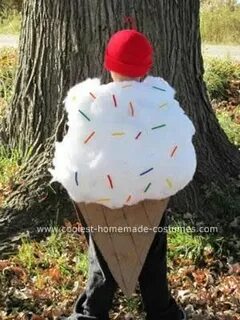 Coolest Homemade Ice Cream Cone with Sprinkles and Cherry To