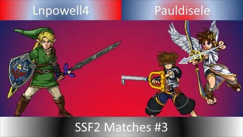 SSF2 Matches #3: Lnpowell4 (Link) vs Pauldisele (Sora, Pit) 