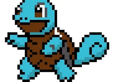 Editing Squirtle (Added shading) - Free online pixel art dra