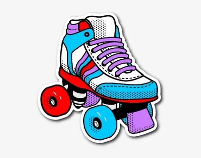 80s Roller Skates Clipart - Фото база