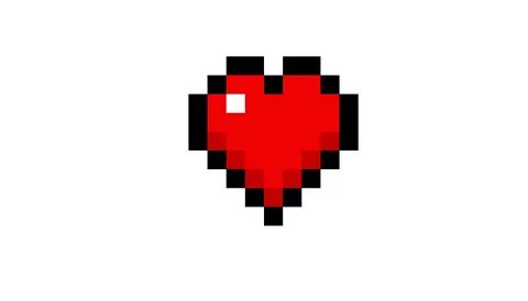 Pixilart - Mincraft heart by BlackJack2798