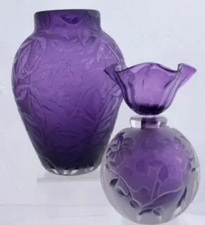 Love these... Purple vase, Perfume bottles, Perfume