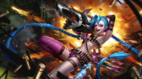 jinx lol обои