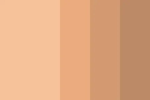 Lightly tanned skin tones Color Palette Skin color palette, 