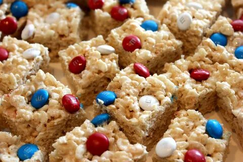 Last Minute: 4th of July Rice Krispie Treats! - Simply Taral