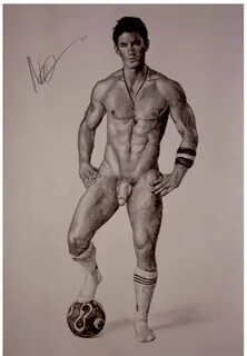 male_nude_neil on Twitter: "Artwork 2015. With soccer in the