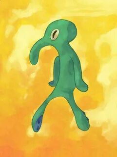 Bold and Brash poster 24x32 gift Spongebob painting, Squidwa