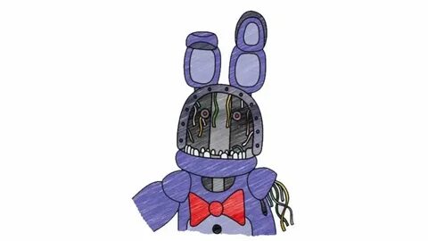 How to draw Withered Bonnie FNAF - My How To Draw