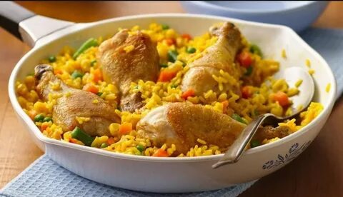 Arroz con pollo - Простыя рэцэпты прыгатавання