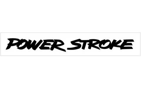 Ford Power Stroke Windshield Decal