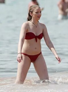 Elisabeth Harnois in Red Bikini -03 GotCeleb