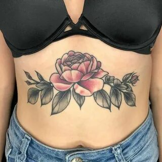 48 Beautiful Rose Tattoo Ideas For Summer Lower stomach tatt