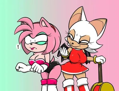 Amy Rouge and Rose The Bat by PilloTheStar on DeviantArt