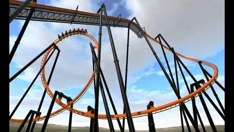 Raven (Inverted) NoLimits roller coaster 2 - YouTube