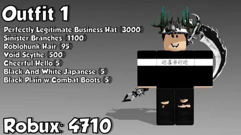 Perfectly Legitimate Business Hat Outfits Roblox Roblox Home