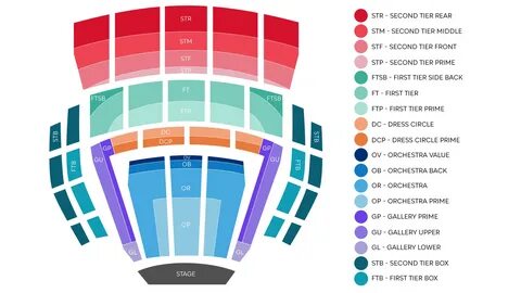 McCaw Hall Seating Plan Your Visit Pacific Northwest Ballet