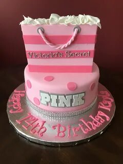 Victoria's Secret Pink Birthday Cake Pink birthday cakes, Bi