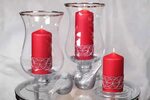 Glamour decorative candle