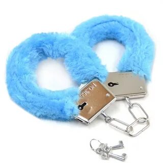 Furry Fluffy Handcuffs with Keys Hen Stag Do Fancy Dress Par