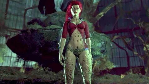 Batman: Arkham Asylum, Poison Ivy in her botanical gardens l