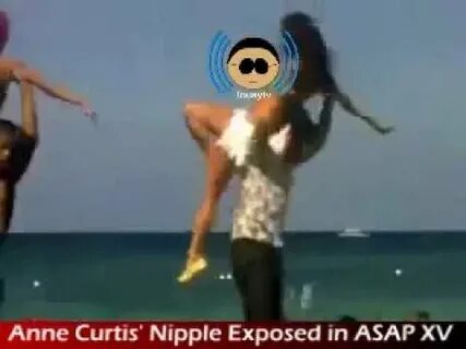 Uncensored Anne Curtis breast and nipple slip in ASAP XV, Bo