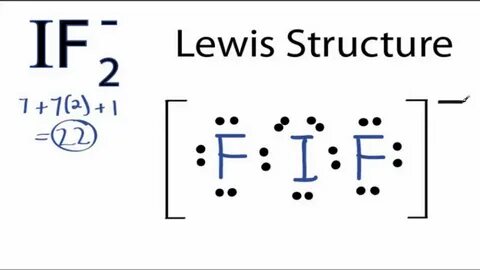 IF2- Lewis Structure: How to Draw the Lewis Structure for IF