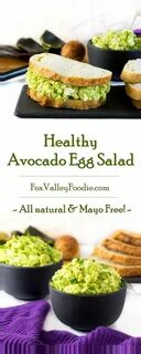 Healthy Avocado Recipes - Healthy Avocado Egg Salad - Easy C