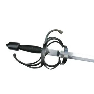 Blackened Swept Hilt Rapier