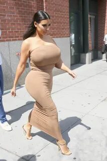 Which kardashian has the biggest boobs