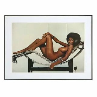 Pam Grier Poster Players Magazine Le Corbusier Lounge Nude C