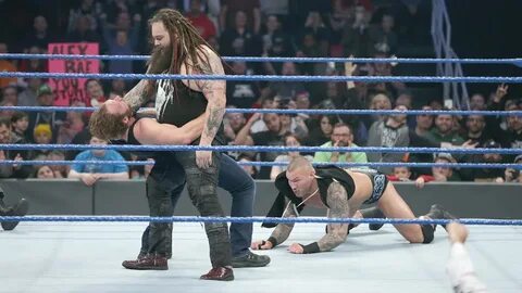 Randy Orton RKO on Dean Ambrose - Smackdown Live - December 