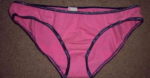 Real Women's Panties: Sister's pink bikini panties